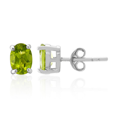 Pendientes en plata con Peridoto de Birmania