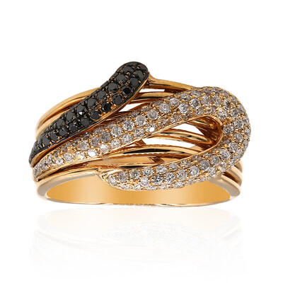 Anillo en oro con Diamante negro (CIRARI)