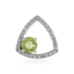 Colgante en plata con Peridoto