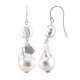 Pendientes en plata con Perla plateada Freshwater (TPC)