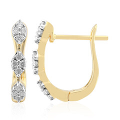 Pendientes en oro con Diamante SI1 (G)