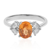 Anillo en oro con Granate mandarina (CIRARI)