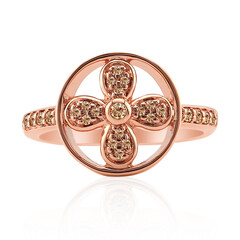 Anillo en oro con Diamante rosa de Francia de Argyle SI1