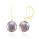 Pendientes en plata con Perla Ming (TPC)