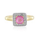 Anillo en plata con Zafiro rosa de Madagascar