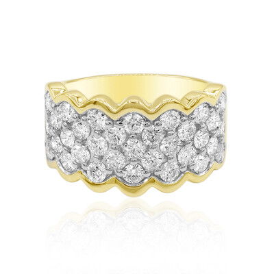 Anillo en oro con Diamante IF (D) (Annette)