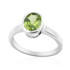 Anillo en plata con Peridoto