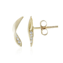 Pendientes en oro con Diamante I2 (I) (de Melo)