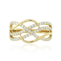 Anillo en oro con Diamante limpio a lupa F (LUCENT DIAMONDS)