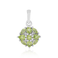 Colgante en plata con Peridoto