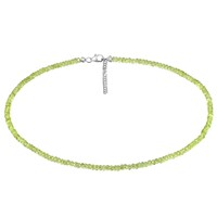 Collar en plata con Peridoto