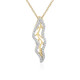 Collar en oro con Diamante limpio a lupa F (LUCENT DIAMONDS)