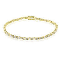 Brazalete en oro con Diamante I1 (H)  (CIRARI)