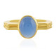 Anillo en plata con Calcedonia azul (MONOSONO COLLECTION)