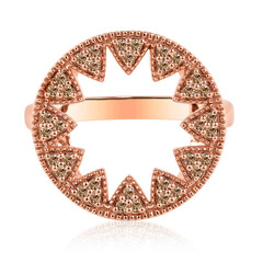 Anillo en oro con Diamante rosa de Francia de Argyle SI1