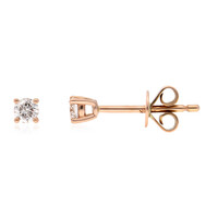 Pendientes en oro con Diamante I1 (H)  (CIRARI)