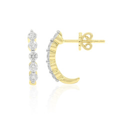 Pendientes en oro con Diamante SI1 (G)