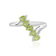 Anillo en plata con Peridoto