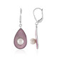 Pendientes en plata con Perla blanca Freshwater