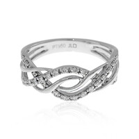 Anillo en platino con Diamante limpio a lupa F (LUCENT DIAMONDS)