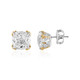 Pendientes en plata con Cuarzo blanco (Gems en Vogue)