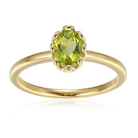 Anillo en plata con Peridoto