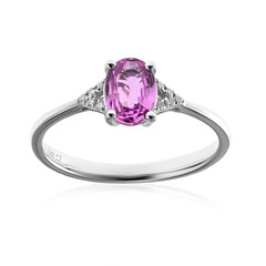 Anillo en oro con Zafiro rosado (CIRARI)