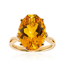 Anillo en oro con Citrino (Smithsonian)