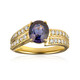 Anillo en oro con Espinela Lavanda Luc Yen (AMAYANI)