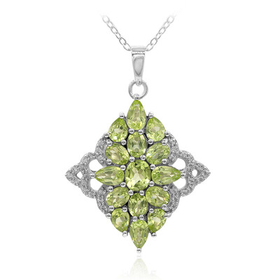 Collar en plata con Peridoto