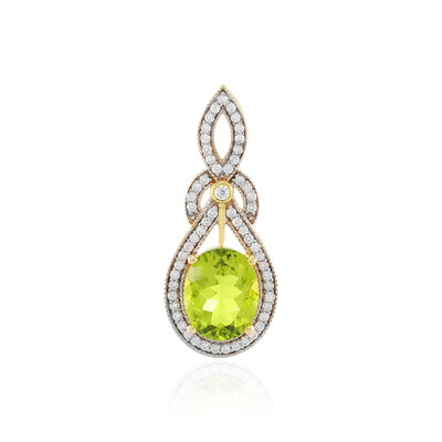 Colgante en plata con Peridoto de Arizona