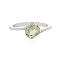 Anillo en plata con Cuncita amarillo canario