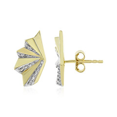 Pendientes en oro con Diamante limpio a lupa F (LUCENT DIAMONDS)