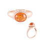 Anillo en oro con Granate mandarina (KM by Juwelo)