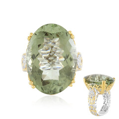 Anillo en plata con Amatista verde (Gems en Vogue)