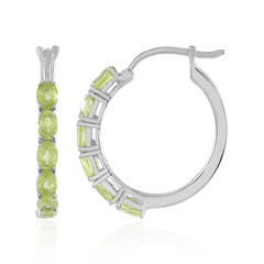 Pendientes en plata con Peridoto