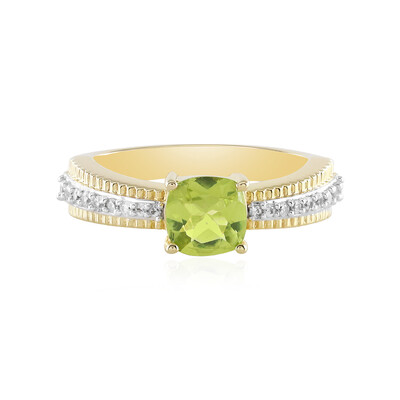 Anillo en plata con Peridoto