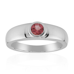 Anillo en plata con Turmalina rosa de Brasil (Pallanova)