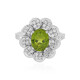 Anillo en plata con Peridoto