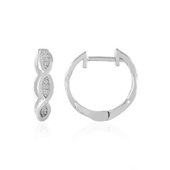 Pendientes en plata con Diamante I2 (I)