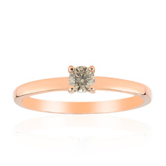 Anillo en oro con Diamante rosa de Francia de Argyle SI1