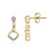 Pendientes en plata con Diamante I2 (I)