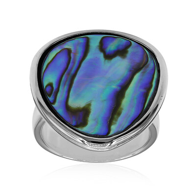 Anillo en plata con Concha de Abalone (Art of Nature)