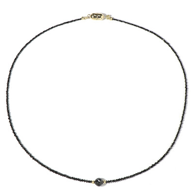 Collar en oro con Diamante negro (Adela Gold)