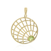 Colgante en plata con Peridoto