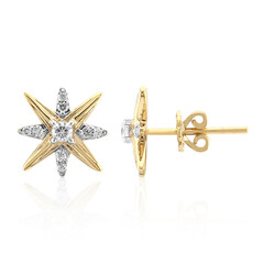 Pendientes en oro con Diamante IF (D)