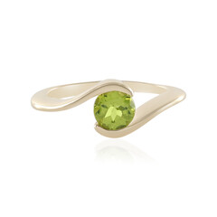 Anillo en oro con Turmalina verde (AMAYANI)