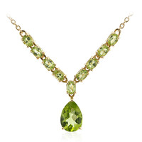 Collar en plata con Peridoto de Birmania