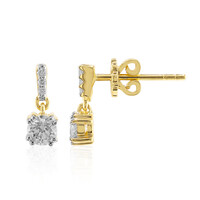 Pendientes en oro con Diamante VVS1 (G)