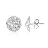 Pendientes en plata con Diamante I2 (I)